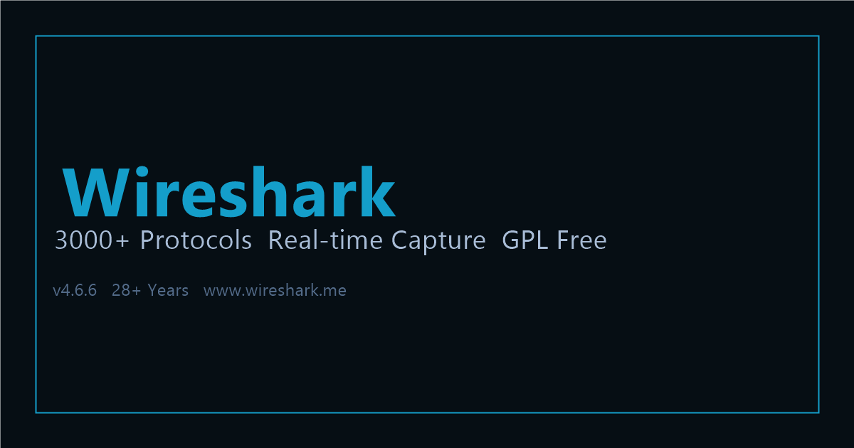 Wireshark 网络抓包协议分析工具界面截图